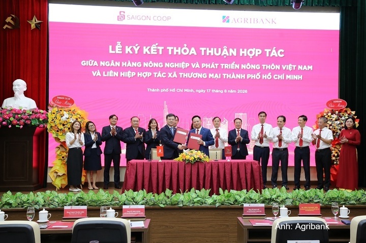 Lễ ký kết thỏa thuận hợp tác giữa Agribank và Saigon Co.op.