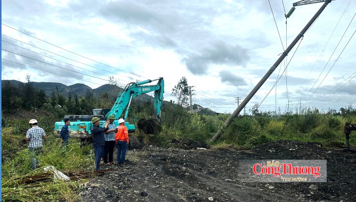 Năm 2024, bão số 3 đã gây thiệt hại nặng nề cho lưới điện Quảng Ninh và Hải Phòng.