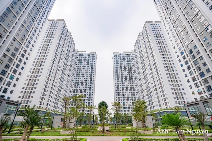 Một góc dự án nhà ở xã hội Ecohome 3 tại phường Đông Ngạc, TP. Hà Nội.