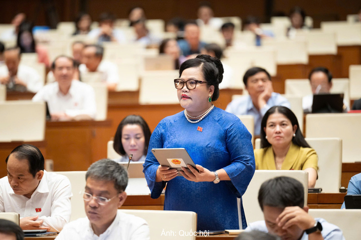 Đại biểu Nguyễn Thị Sửu - đoàn TP. Huế