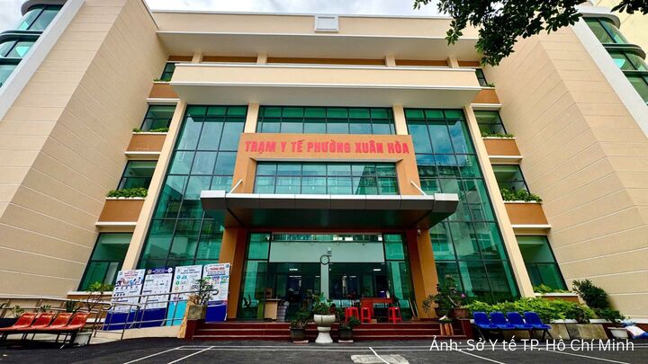 Trụ sở Trạm y tế phường Xuân Hoà, TP. Hồ Chí Minh.