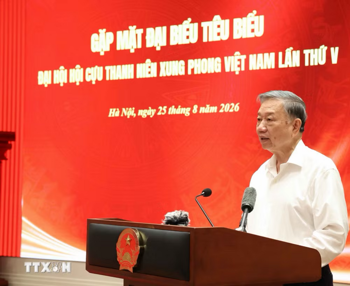 Tổng Bí thư, Chủ tịch nước Tô Lâm phát biểu. Ảnh: Thống Nhất/TTXVN