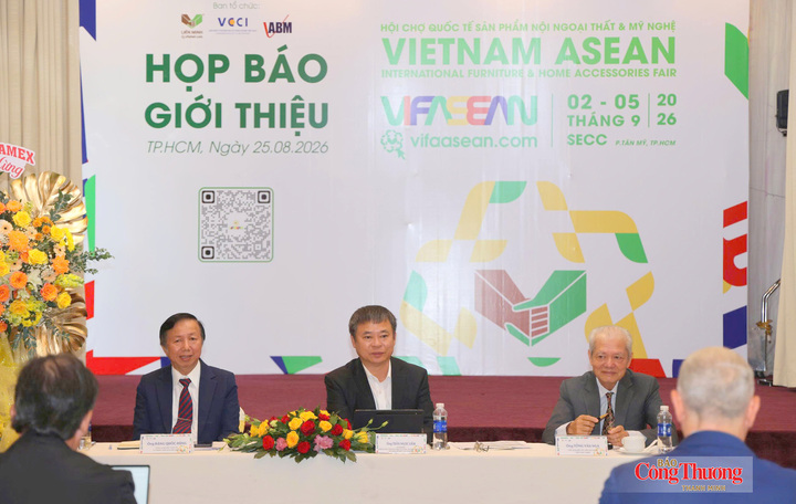Họp báo công bố thông tin về Hội chợ quốc tế sản phẩm nội ngoại thất và mỹ nghệ Việt Nam ASEAN lần thứ 4 (VIFA ASEAN 2026).