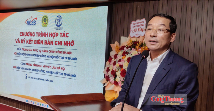 Ông Nguyễn Hoàng, Chủ tịch HANSIBA chia sẻ tại sự kiện.