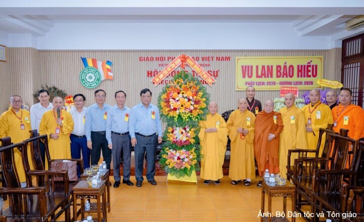 Thứ trưởng Bộ Dân tộc và Tôn giáo Nguyễn Hải Trung chúc mừng Đại lễ Vu Lan Phật lịch 2570 – Dương lịch 2026 tại TP. Hồ Chí Minh