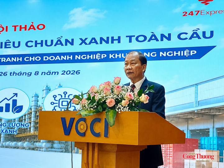 Ông Hoàng Quang Phòng - Phó Chủ tịch VCCI phát biểu tại hội thảo.