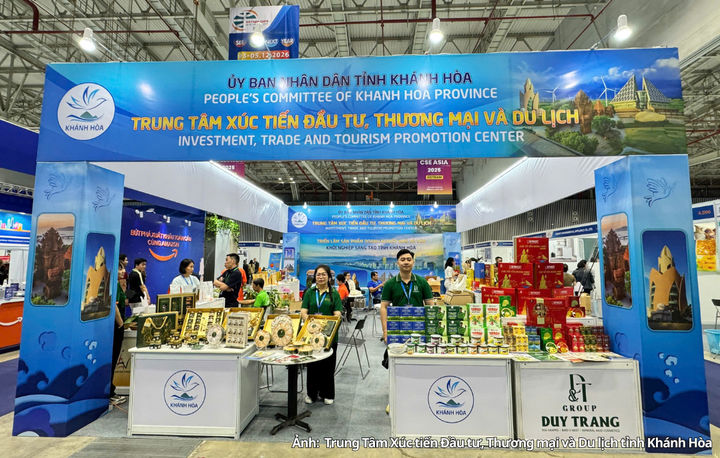 Các doanh nghiệp tỉnh Khánh Hòa tham gia hội chợ năm 2025 tại TP. Hồ Chí Minh.