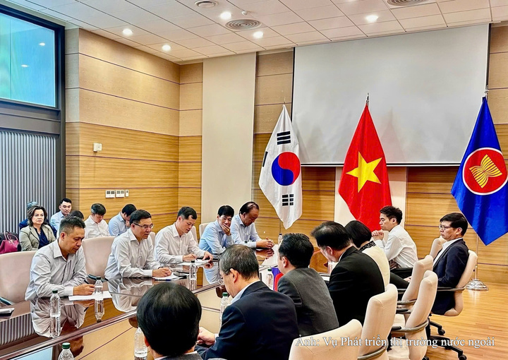 Bộ trưởng Lê Mạnh Hùng và đoàn công tác Bộ Công Thương.