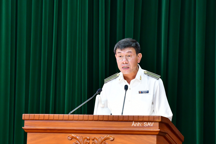 Phó Tổng KTNN Doãn Anh Thơ phát biểu khai mạc hội nghị.