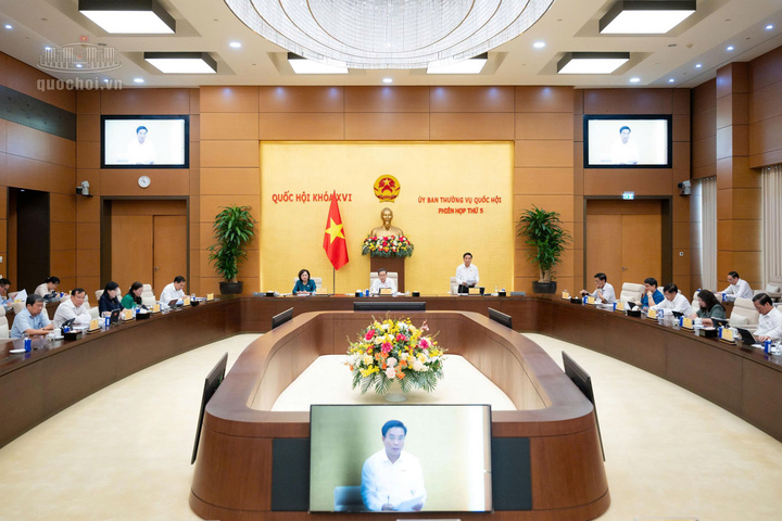 Ủy ban Thường vụ Quốc hội đã cho ý kiến về dự án Luật Thỏa thuận quốc tế (sửa đổi).