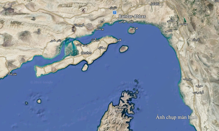 Eo biển Hormuz.