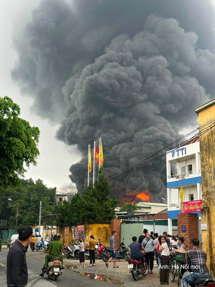 Hiện trường vụ cháy.