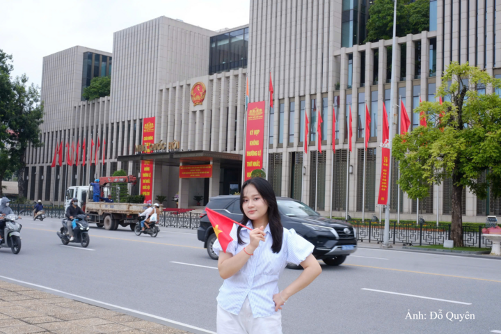 Từ những câu chuyện lịch sử, Hoài Phương thêm ý thức về trách nhiệm gìn giữ và phát huy các giá trị dân tộc.