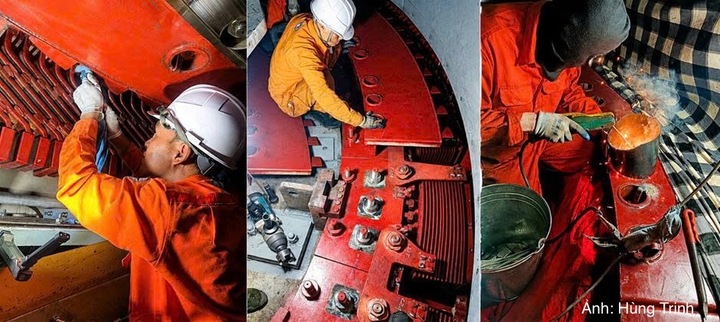 Kiểm tra, vệ sinh, bảo dưỡng máy phát tổ máy H2.