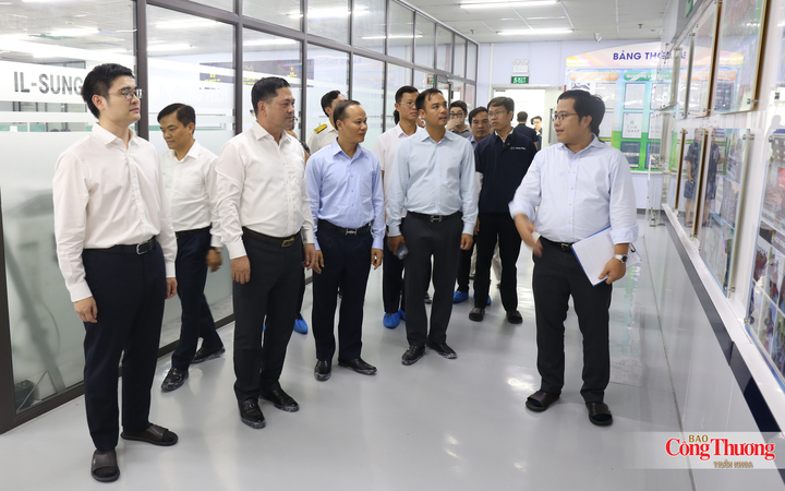 Lãnh đạo tỉnh Bắc Ninh thăm và làm việc với một số doanh nghiệp trong nước tại Cụm Công nghiệp Hạp Lĩnh nhằm tháo gỡ khó khăn, vướng mắc và hỗ trợ doanh nghiệp nâng cao năng lực cạnh tranh.