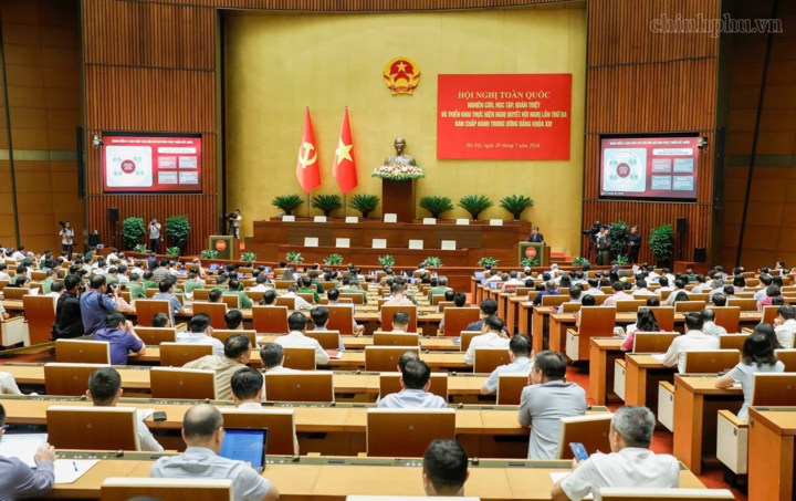 Hội nghị toàn quốc nghiên cứu, học tập, quán triệt và triển khai thực hiện Nghị quyết Hội nghị lần thứ ba Ban Chấp hành Trung ương Đảng khóa XIV.