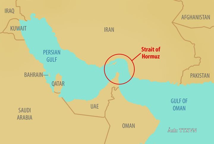 Eo biển Hormuz.