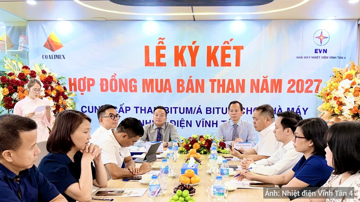 Lễ ký kết Hợp đồng mua bán than năm 2027 giữa NMNĐ Vĩnh Tân 4 và Coalimex.