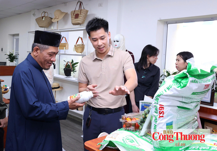 Các sản phẩm nông sản đạt chuẩn Việt Nam được khách hàng tại khu vực Trung Đông quan tâm. Ảnh: Lê An