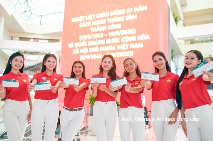 Giai điệu mừng Quốc khánh vang lên trên chuyến bay Vietnam Airlines - 3