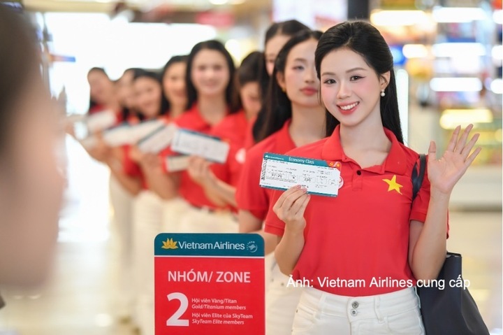 Giai điệu mừng Quốc khánh vang lên trên chuyến bay Vietnam Airlines - 4