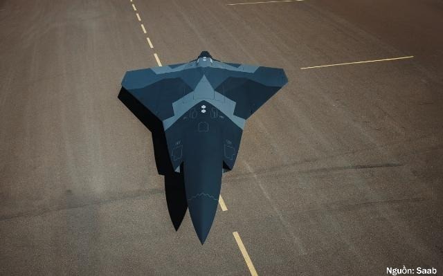 Mô hình của UAV A3-001 Loyal Wingman. Nguồn: Saab