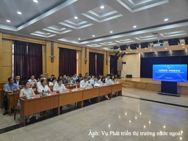 Toàn cảnh toạ đàm chuyên đề “Tiến ra thị trường Việt Nam”.