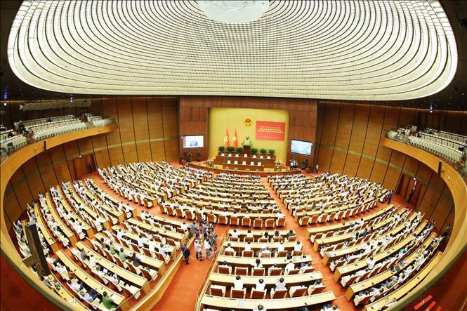 Toàn cảnh hội nghị tại phòng họp Diên Hồng, Nhà Quốc hội, Hà Nội. Ảnh: Phương Hoa/TTXVN