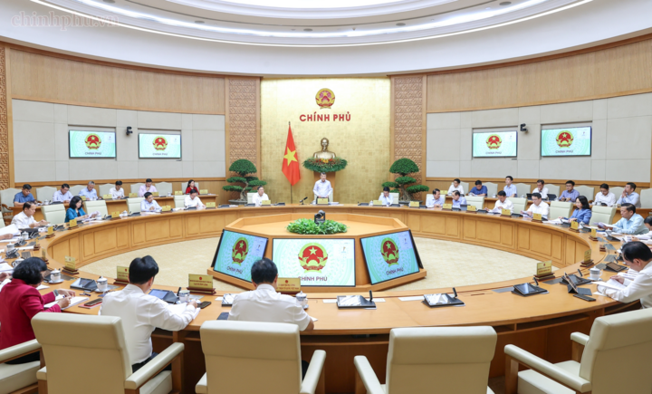Thủ tướng Lê Minh Hưng chủ trì phiên họp Chính phủ thường kỳ tháng 8/2026 - Ảnh: chinhphu.vn/Nhật Bắc