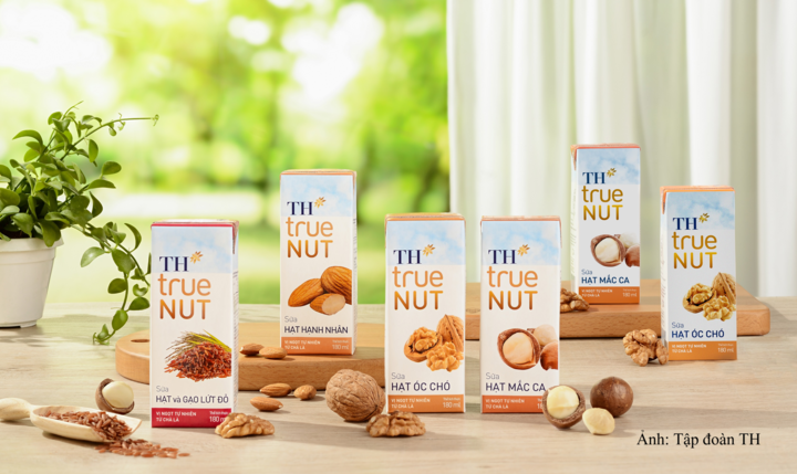 Sản phẩm Sữa hạt TH true NUT đạt trung hòa carbon theo tiêu chuẩn ISO 14068.