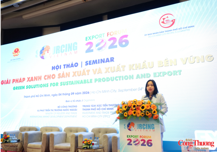 Bà Nguyễn Thảo Hiền, Phó Vụ trưởng Vụ Phát triển thị trường nước ngoài (Bộ Công Thương).