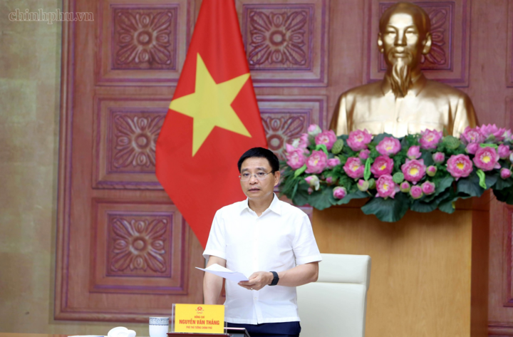 Phó Thủ tướng Nguyễn Văn Thắng, Trưởng Ban Chỉ đạo điều hành giá chủ trì cuộc họp đánh giá kết quả công tác quản lý, điều hành giá 8 tháng đầu năm 2026 - Ảnh: chinhphu.vn/Đức Tuân