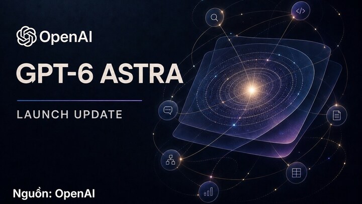 OpenAI chính thức bước vào 'Kỷ nguyên AGI' với GPT-6 Astra.