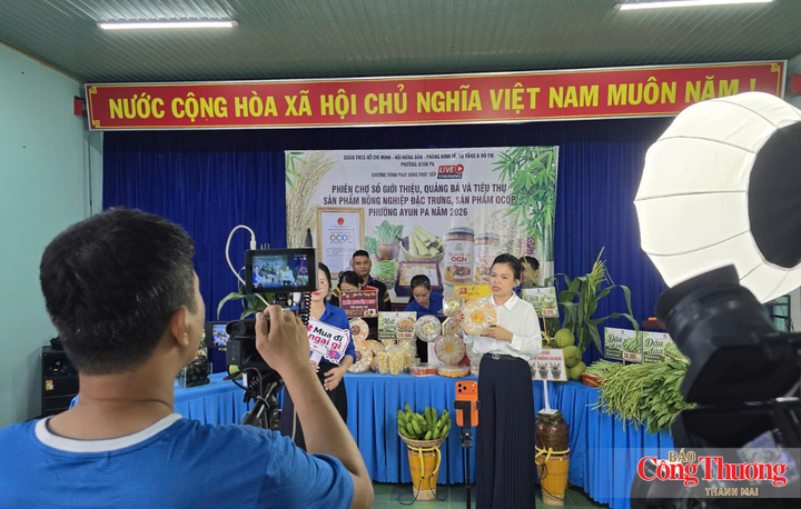 “Phiên chợ số giới thiệu, quảng bá và tiêu thụ sản phẩm nông nghiệp đặc trưng, sản phẩm OCOP phường Ayun Pa năm 2026”.