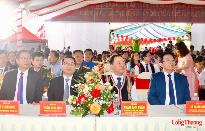 Dự Lễ khai giảng năm học 2026-2027 và khánh thành Trường Phổ thông nội trú liên cấp Tiểu học và THCS Ia Púch có Phó Thủ tướng Chính phủ Hồ Quốc Dũng cùng lãnh đạo các bộ, ngành Trung ương.