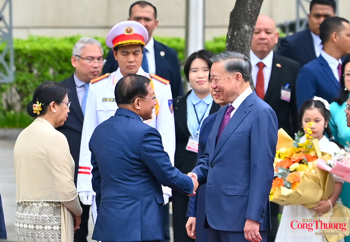 Đây là lần đầu tiên Tổng Bí thư, Chủ tịch nước Tô Lâm và Tổng thống Myanmar Min Aung Hlaing gặp nhau trực tiếp trên cương vị nguyên thủ quốc gia.
