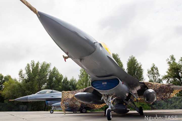 Máy bay chiến đấu F-16 của Ukraine. Nguồn: TASS