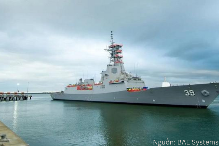 Khu trục hạm lớp Hobart. Nguồn: BAE Systems