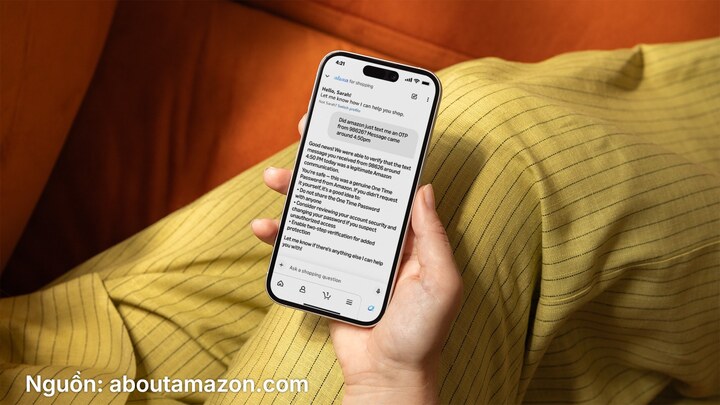 Sử dụng Trợ lý mua sắm để nhận diện tin nhắn là bước đi quan trọng của Amazon trong chiến dịch chống giả mạo thương hiệu.