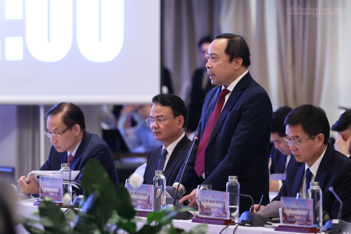 Bộ trưởng Bộ Khoa học và Công nghệ Vũ Hải Quân phát biểu - Ảnh: chinhphu.vn/Nhật Bắc
