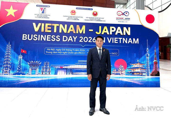 Ông Tạ Đức Minh nhấn mạnh: "Chúng tôi muốn chuyển trọng tâm từ xúc tiến xuất khẩu đơn thuần sang kết nối chuỗi cung ứng". Ảnh: NVCC.