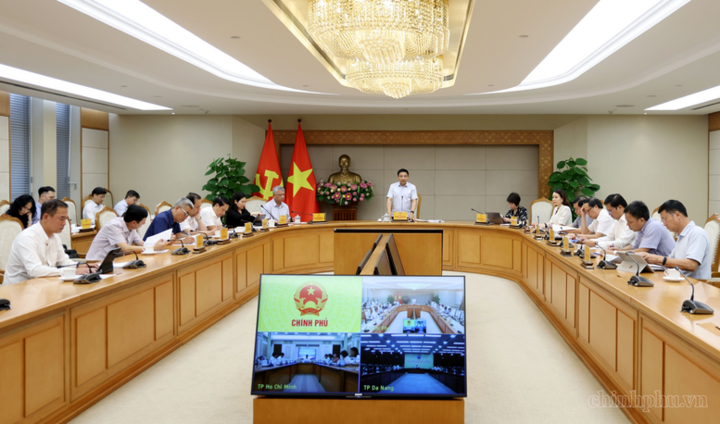 Phó Thủ tướng Nguyễn Văn Thắng chủ trì phiên họp thứ 3 của Hội đồng điều hành Trung tâm Tài chính Quốc tế tại Việt Nam - Ảnh chinhphu.vn/Đức Tuân