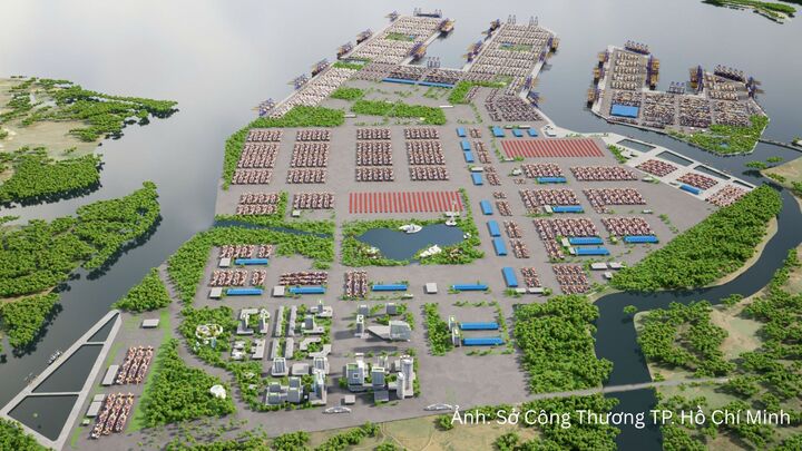Khu thương mại tự do TP. Hồ Chí Minh gắn với cảng biển Cái Mép Hạ có quy mô hơn 4.170 ha.