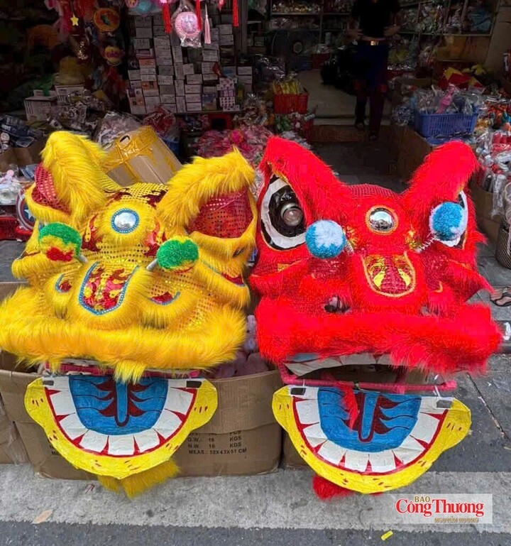 Đầu lân là một trong những sản phẩm quen thuộc được nhiều gia đình lựa chọn cho trẻ nhỏ.