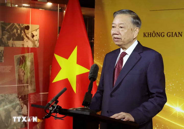 Tổng Bí thư, Chủ tịch nước Tô Lâm phát biểu. Ảnh: Thống Nhất/TTXVN