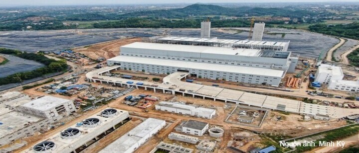 Toàn cảnh Nhà máy điện rác Sóc Sơn.