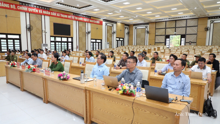 Hội nghị tại xã Thạnh Mỹ.