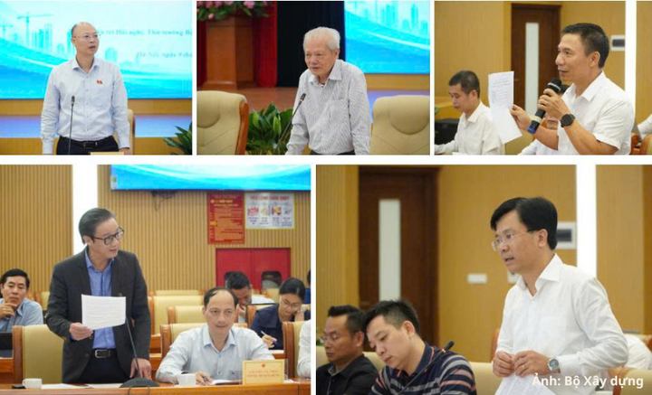Các đại biểu tham dự phát biểu ý kiến đóng góp.