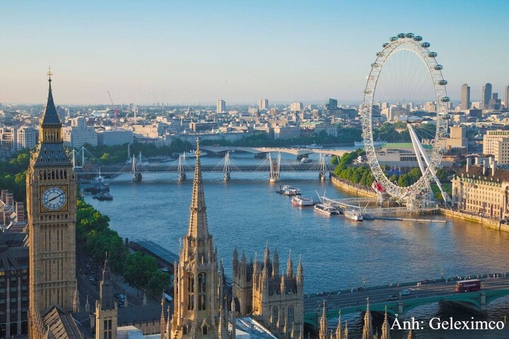Sông Thames - biểu tượng của Thủ đô London (Anh).