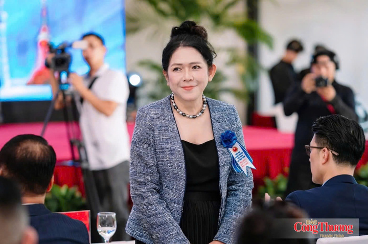 Bà Tống Thị Kim Giao - Chủ tịch Hiệp hội Doanh nghiệp Việt Nam tại Nhật Bản.